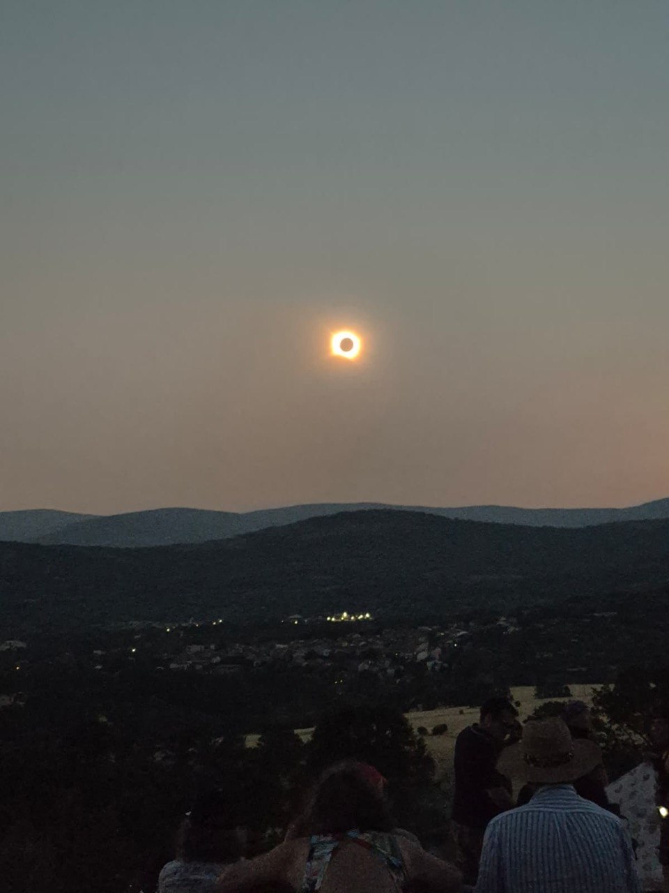 El eclipse desde Montejo de la Sierra