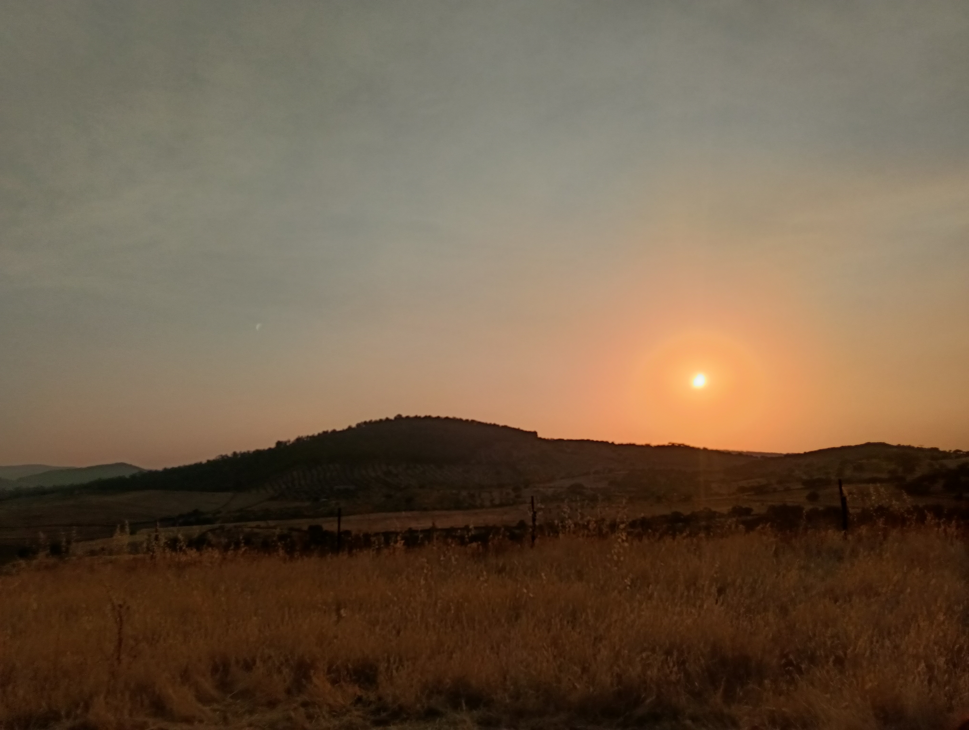 El eclipse desde la Candela